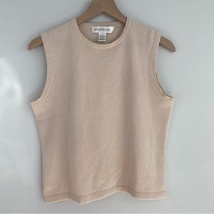 Jones New York Cashmere Pullover Sweater Vest